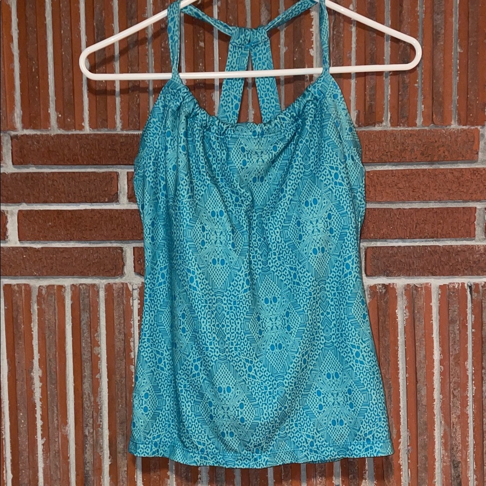 Prana Small Halter Tank with shelf bra women’s small
